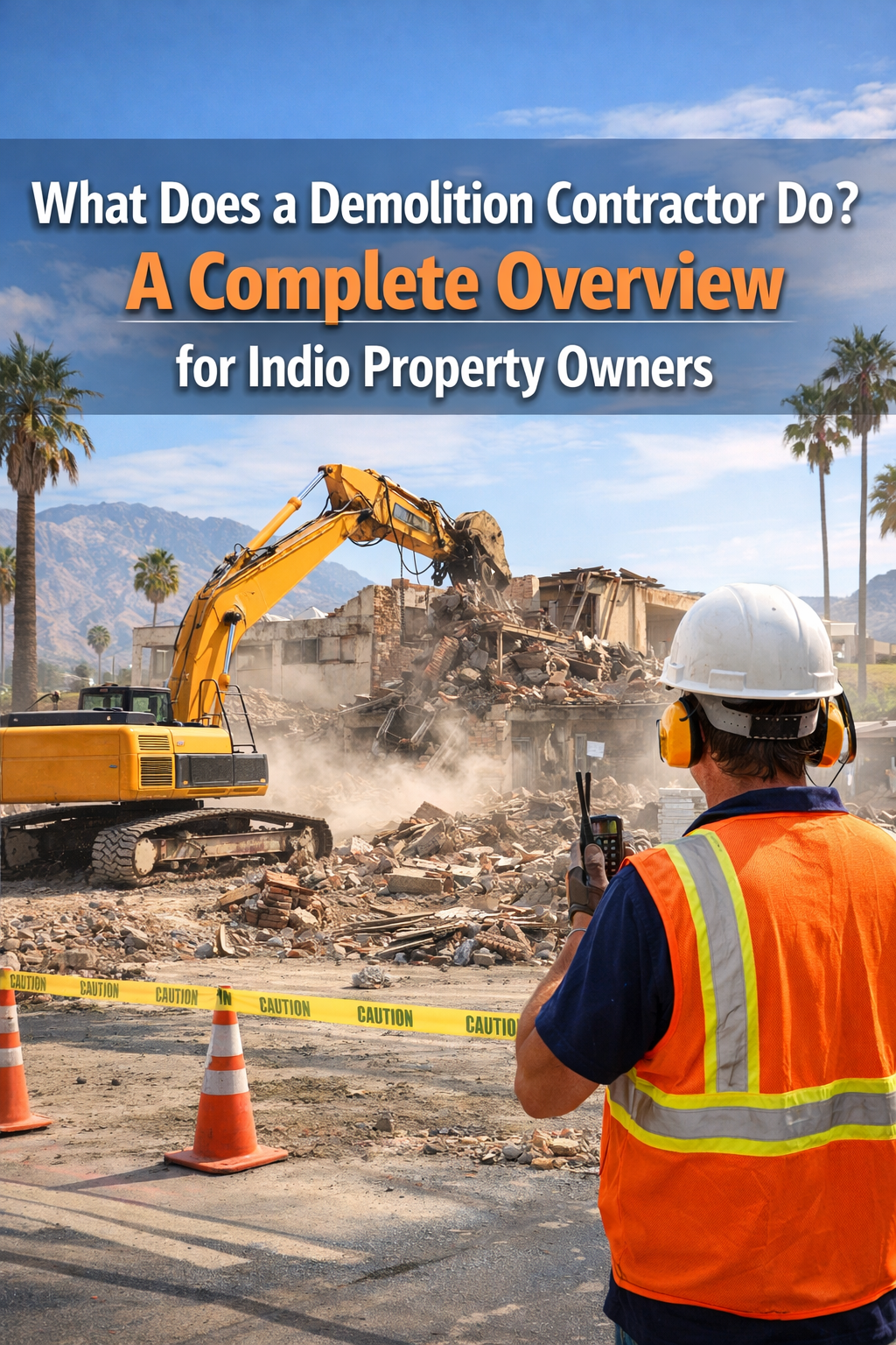 What Does a Demolition Contractor Do? A Complete Overview for Indio Property Owners